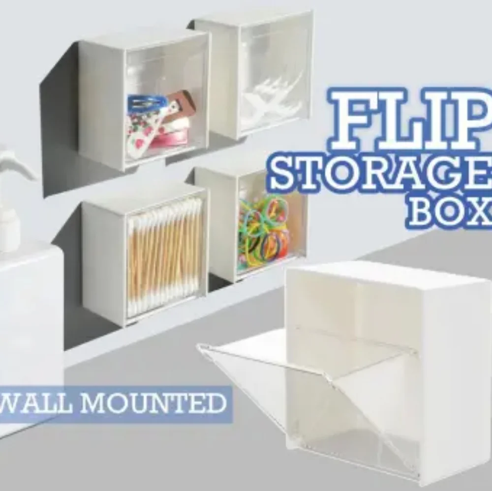 Multipurpose wall mounted storage box